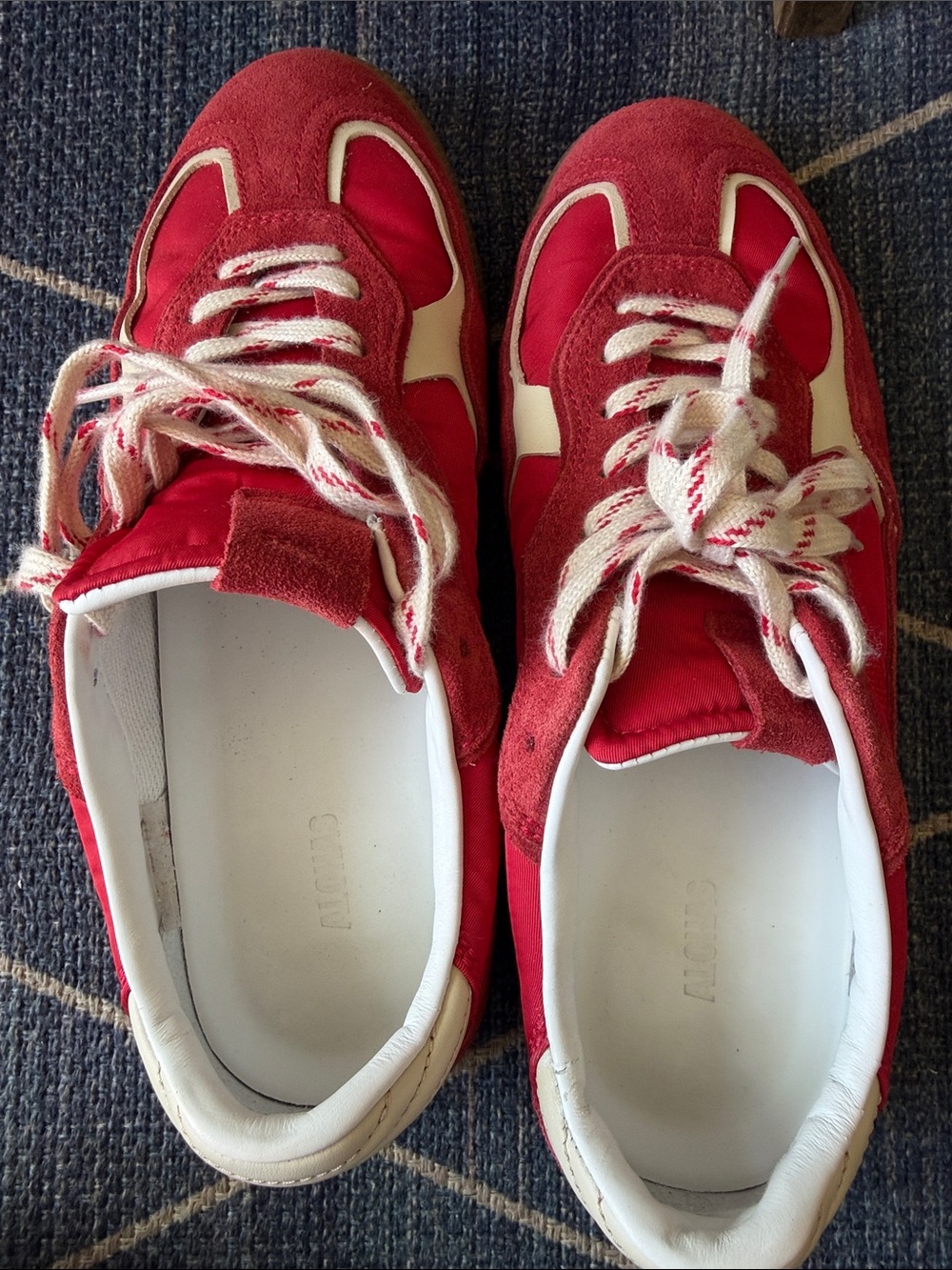 Alohas Tb.490 Rife sheen red leather sneakers EU 41 - Picture 8 of 11